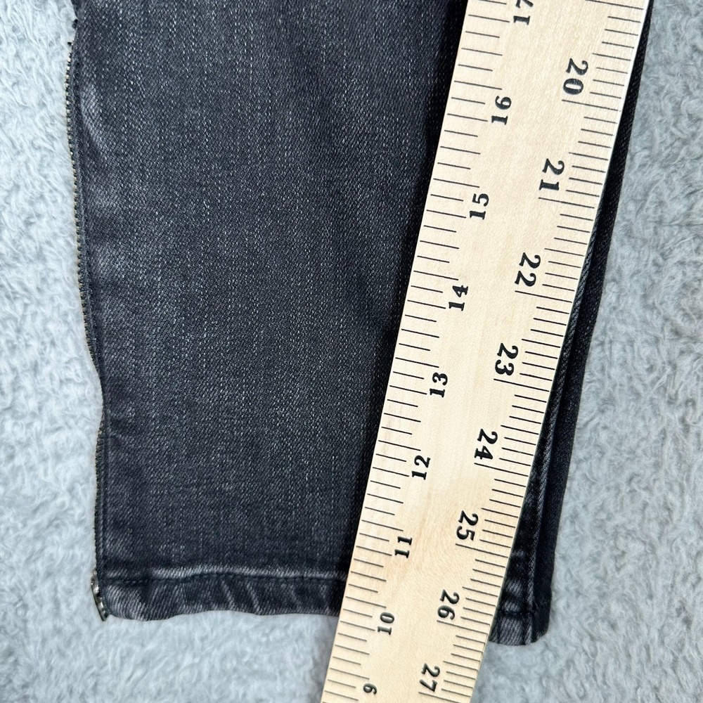 Lauren Ralph Lauren Plus-Size High-Rise Skinny Ankle Jeans Women's 20W Black - Picture 11 of 13